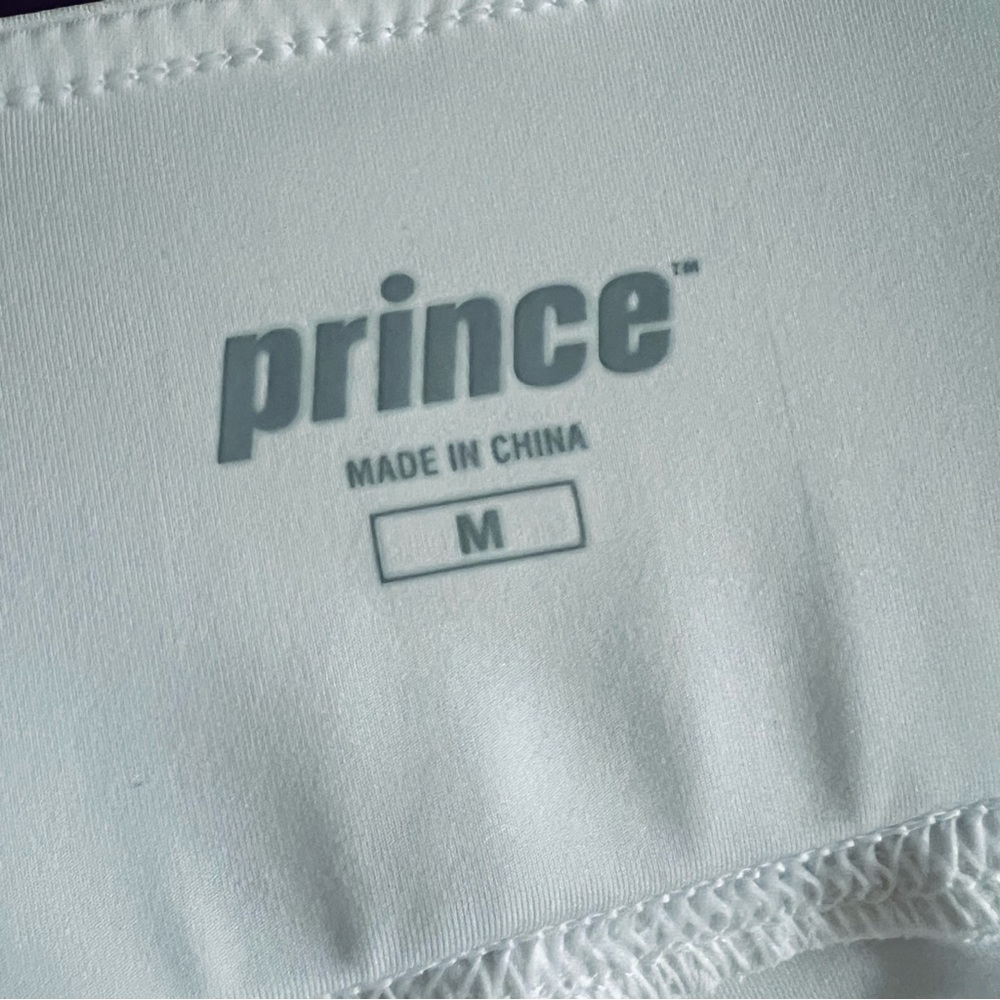 Prince Women's Match Pure White Pleated Tennis Skort, size M - Picture 10 of 13